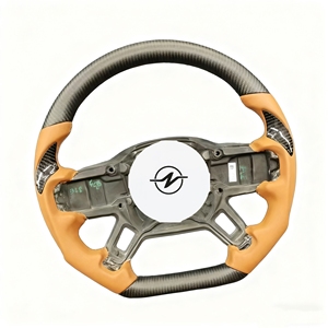 Chevy <span class=keywords><strong>Corvette</strong></span> Malibu XL Silverado GMC Hummer H2 in fibra di carbonio volante per Alcantara Paddle LED RPM manubrio in pelle - Product Image 3
