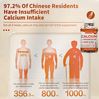 OEM ODM Capsule de calcium, magnésium, zinc et vitamine D3, Calcium liquide, Vitamine D en gélule molle