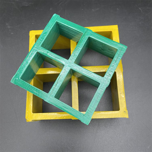 Râpe de sol en plastique FRP 50x50mm, Surface lisse, bon marché, pour marche - Product Image 1