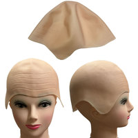 Casque de chauve en latex épais pour déguisement, cosplay, chapeau pour enfants et adultes