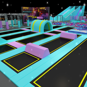 High Quality Commercial Trampoline Park <b>Indoor</b> Soft Playground Jumping Park with <b>Slide</b> and Soft Play Set for Adults and Children - Product Image 1