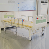 DDCY SHL-1 Lit médicalisé manuel multifonction à cadre métallique antirouille avec accessoires pratiques complets pour hôpital et domicile
