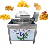 Friteuse électrique professionnelle en acier inoxydable SUS304 à température constante et à économie d'énergie pour frites, poulet et fruits de mer