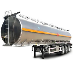 Nouveau véhicule de transport de marchandises dangereuses Semi-remorque en alliage d'aluminium 6x4 Réservoir de carburant Semi-remorque LGBF Capacité de 30 000 L pour l'éthanol - Product Image 4