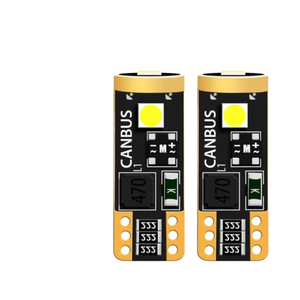 หลอดไฟ LED T10 W5W สำหรับภายในรถยนต์ 12V CANBUS ไฟส่องป้ายทะเบียนรถยนต์ 7020 10SMD ใช้แทนกันได้ทั่วไป - Product Image 1