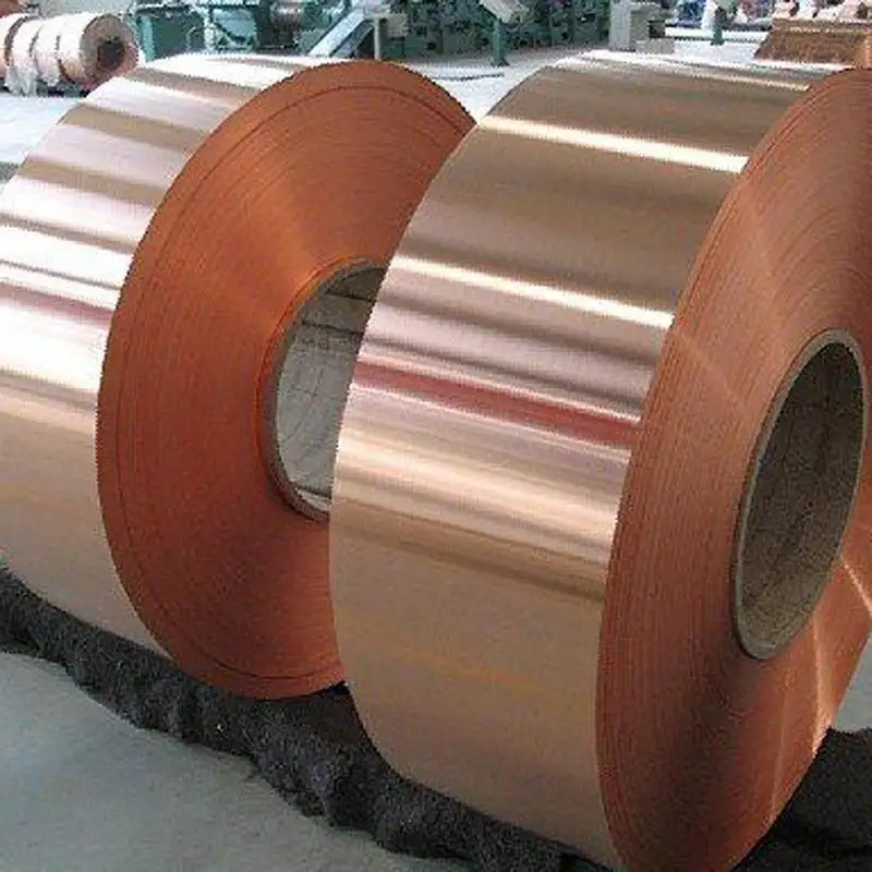 ASTM C10100 C10200 C11000 ultra thin environmental protection red copper belt red copper coil purple copper foil 0.02-2.0mm