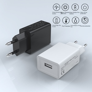 Chargeur 5v2a certifié 3C <span class=keywords><strong>adaptateur</strong></span> secteur GB fonction QC2.0 <span class=keywords><strong>10W</strong></span> 2 Ports PC matériau ignifuge USB écouteur tête de charge européenne - Product Image 3
