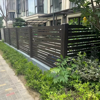 Rampe de balcon en alliage d'aluminium sur mesure, prix usine, villa, revêtement poudré