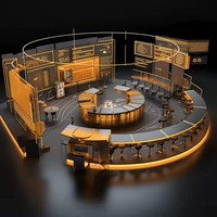 Comptoir de bar commercial moderne avec réfrigération intégrée, équipement de bar à salades en acier inoxydable pour restaurant