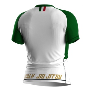 เสื้อรัดกล้ามเนื้อสำหรับศิลปะการต่อสู้อิตาลี ทนทาน ป้องกันการเสียดสี แห้งเร็ว แบบสี่เข็มหกเส้น เหมาะสำหรับ MMA โนกิ กราปลิง - Product Image 2