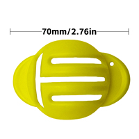 Lot de 4 marqueurs de balle de golf en plastique avec crayon de score - Durables, imperméables, légers et portables pour accessoires de golf