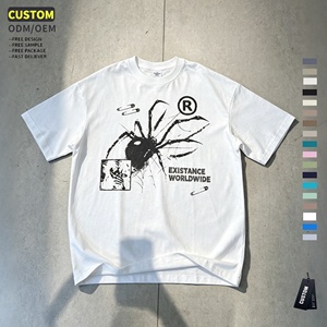 Camiseta Personalizada con Impresión DTG Bajo Demanda para Hombre, Camiseta de Algodón al Por Mayor a Bajo Precio, Talla Grande, Ideal para Fanáticos de <span class=keywords><strong>Spiderman</strong></span> - Product Image 2