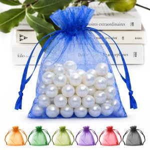 Sacchetti <span class=keywords><strong>in</strong></span> Organza Bianchi di Varie Dimensioni, Buste Regalo <span class=keywords><strong>in</strong></span> Colori Misti Pronte per la Spedizione, 3x4 - Product Image 3