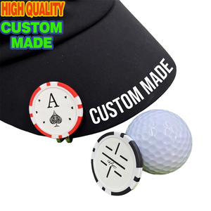 Clips de chapeau de golf Feng Shui modernes personnalisés de luxe, marqueurs de balle imprimés en gros pour les sorties de club de golf et les trophées - Product Image 1
