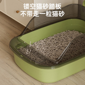 <b>Cat</b> Litter <b>Box</b> Rectangle PP Easy Clean With Scoop For <b>Cat</b> - Product Image 3