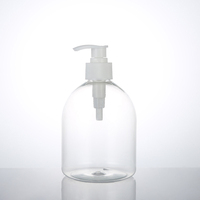 Fabricant chinois, vente en gros de bouteilles carrées en PP de 500 ml avec pompe, emballage pour désinfectant, flacon pulvérisateur pour détergent