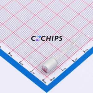 ตัวเก็บประจุแบบแข็งชนิด Through hole (THT) รุ่น SS477M010E0900 ขนาด D6.3xL9 มม. ความจุ 470uF 20% แรงดัน 10V กระแสไฟ 4.1A ความถี่ 100kHz - Product Image 1