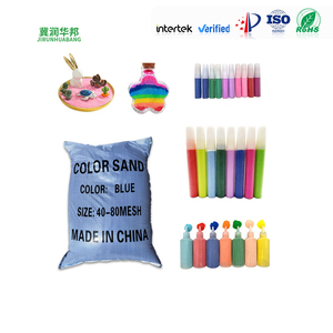 Sabbia Colorata Tinta con Sinterizzazione ad Alta Temperatura che Non Sbiadisce, Sabbia Colorata Popolare su Internet, Sabbia Blu Fine per la Spiaggia - Product Image 3