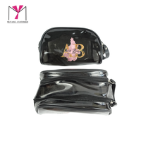 Pochette de toilette transparente en PVC épais avec fermeture éclair, imperméable, grande capacité, pour maquilleurs, sac à cosmétiques transparent à bandoulière