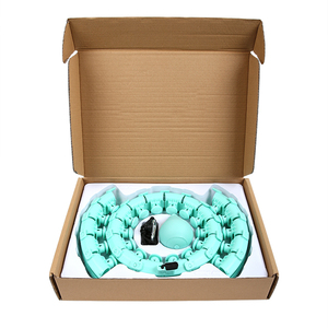 Aros de Hoola sin caída para ejercicio en interior, aros de Hoola inteligentes, 24 secciones, desmontables, masaje para pérdida de peso, gran oferta - Product Image 3