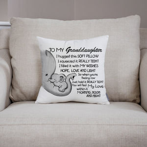 Custom foto cuscino per la madre regalo-lettera festiva cuscino decorativo per casa soggiorno o all'aperto per natale - Product Image 1