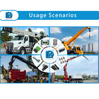 Sistema de Control Remoto para Grúas con hasta 24 Accionamientos Continuos, Joysticks de Alta Calidad Resistentes al Agua IP68, Palancas Lineales para Maquinaria Pesada