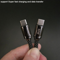Cables USB C a USB C de Malla de Nailon de Alta Densidad con Diseño Trenzado y Elegante