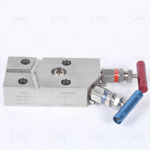 Collecteur à deux vannes à bride coplanaire personnalisable avec vannes de régulation à filetage interne - Product Image 2