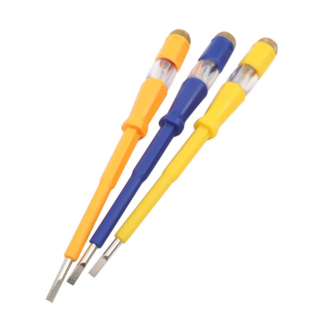 Wholesale Model 1701 Voltage Tester Pen with Neon Indicator Test Screwdriver for Circuit Repair 80-500V 40Cr Extended Tester Pen