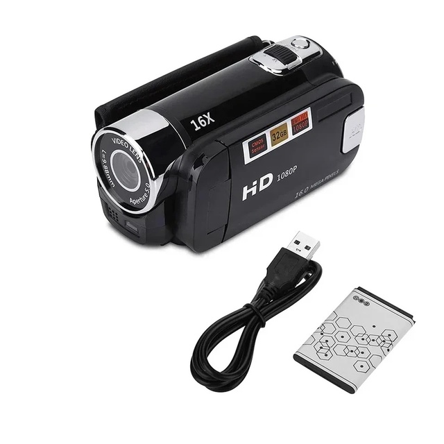 Mini 1080P Full HD CMOS Digital Camera 270 Rotation DV Video Recorder 2.7 Inch Touch Screen 16X Digital Zoom