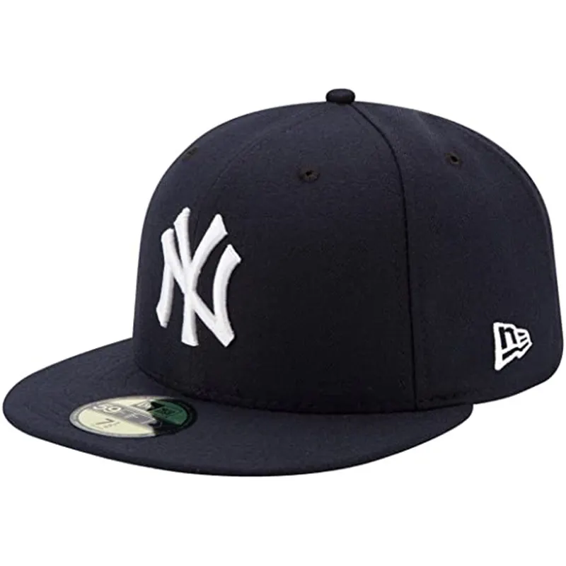 Yeni Gorras işlemeli NY spor kapaklar adam özel Snapback Golf Buck şapkalar ile 3d puf nakış logosu şapka hayranları beyzbol şapkası