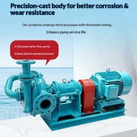 Pompe centrifuge auto-amorçante à fréquence variable haute efficacité pour filtration des eaux usées et des impuretés, résistante à l'usure, 65