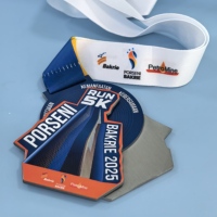 Lanière personnalisée pour médaille avec ruban sublimé, taille et impression de logo sur mesure, sangle de cou