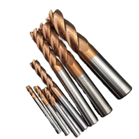 Fraise à queue plate en carbure de tungstène HRC55, 4 cannelures, 10 mm, pour routeur CNC, non revêtue, pour découpe de métal, fraise carrée, OEM