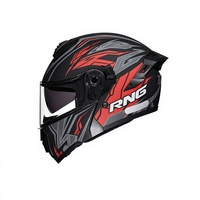 Casque de moto intégral à double visière ABS [Personnalisé] pour véhicules électriques, unisexe, toutes saisons