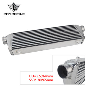 อินเตอร์คูลเลอร์ Poyracing ขนาด 550x180x65 มม. 2.5 นิ้ว อลูมิเนียม สำหรับรถดัดแปลง - Product Image 1
