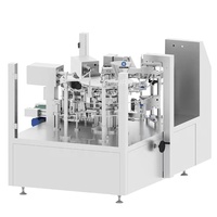 Línea de Producción de Llenado Automático para Agua, Salsas, Pastas y Líquidos, Máquina de Llenado y Tapado