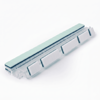 Jeu de Mahjong américain à 4 couches avec supports en acrylique, tuiles vert sauge et bleu océan pour une soirée de jeu sociale moderne
