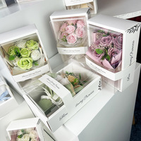 Bouquet de fleurs de savon artisanales Tanabata, roses éternelles, fleurs séchées, cadeau pour petite amie, Saint-Valentin, vente en gros d'usine
