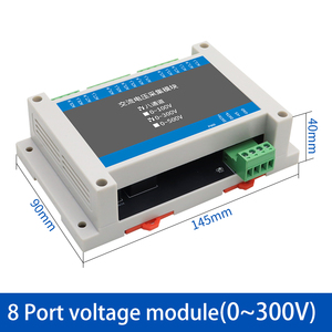 โมดูลรับสัญญาณแรงดันไฟฟ้ากระแสสลับแบบหลายช่วง 4/8 ช่องสัญญาณ 0-100V/300V/500V True RMS RS485 MODBUS-RTU สำหรับการตรวจสอบทางอุตสาหกรรม - Product Image 6