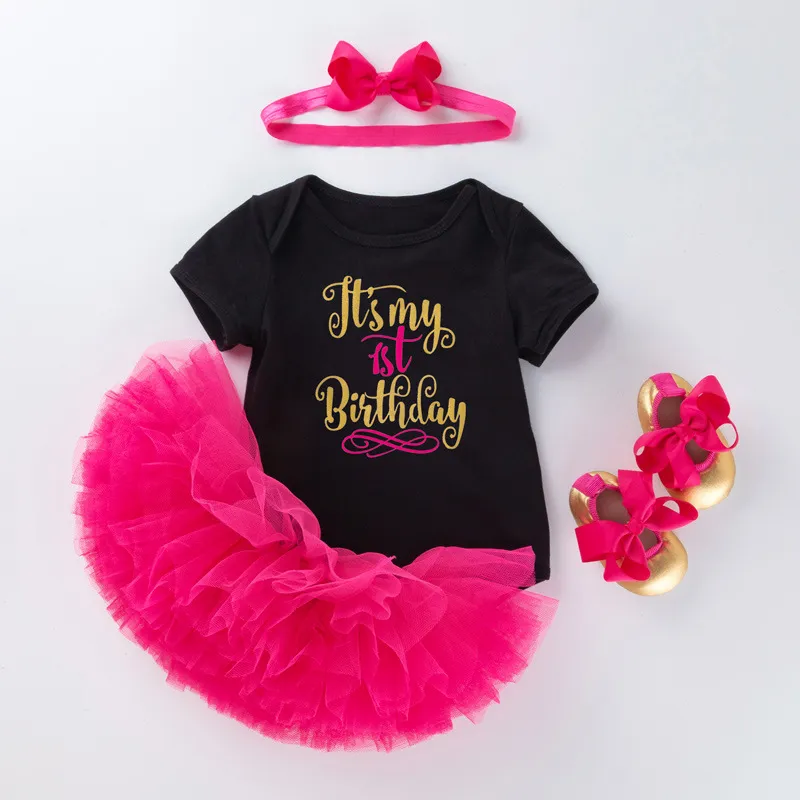 Лидер продаж, платья для новорожденных девочек на день рождения, наряды для первого дня рождения, платье для девочек на день рождения 1 год