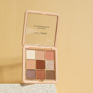 Palette de maquillage personnalisée DIY, fard à paupières mat imperméable, paillettes, blush, illuminateur, maquillage en poudre, marque privée, palette de maquillage - Product Image 3