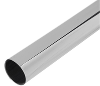 Manchons de tuyau de radiateur à effet chromé pour système de chauffage de l'eau domestique, 15mm x 202mm