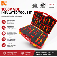 Jeu de tournevis isolés VDE 25 pièces, kit d'outils manuels pour électriciens avec étui ABS pour la maintenance et la réparation électriques, OEM