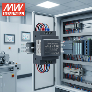 MEANWELL 30W Ukuran Kecil Tipe Ladder HDR-30-24 30W 24V 1.5A Step Down Rail Type DC Switching Power Supply Sedang Diskon Mornsun 42pdp - Product Image 2