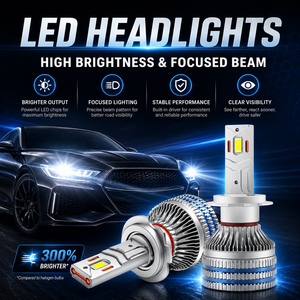Phares LED super lumineux <span class=keywords><strong>XA75</strong></span> 150W 38000lm pour voiture H4, Lumières LED pour auto H11, Phares 9005, Phare H7 LED, Phare H4 - Product Image 2