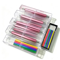 Stylo de masquage de la ligne des cheveux pour perruques en dentelle, outil de pose de perruques, marqueur métallique pour la création de perruques, pour positionnement de la ligne des cheveux, personnalisable, emballage personnalisé accepté