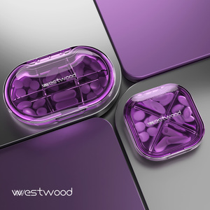 2025 mới đến Hộp Thuốc lưu trữ trường hợp thuốc dày tổ chức hộp thuốc du lịch di động vật liệu mạnh mẽ trường hợp thuốc hàng tuần - Product Image 4