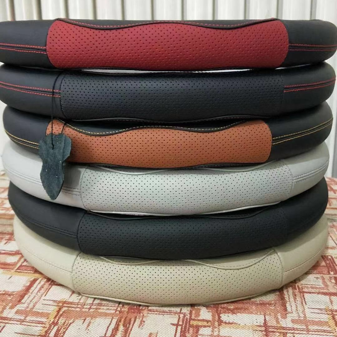 Car Steering Wheel Cover - Universal Leather Auto Steering Wheel Protector - Roadstar ELS-4 Model