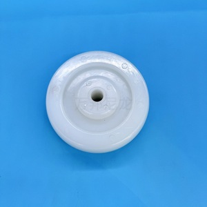 Roulettes en nylon plastique Wanbang, 6, 5, 3 pouces, à axe creux, roulement simple, blanches, pour meubles - Product Image 3